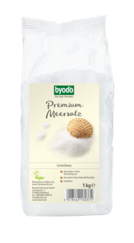 Byodo Meersalz feinkörnig, ohne Rieselhilfe 1kg