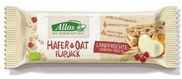Allos Hafer Flapjack Landfrüchte 50g