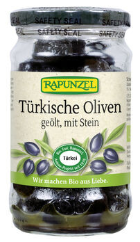 Rapunzel Oliven schwarz mit Stein, geölt 185g