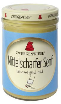 Zwergenwiese mittelscharfer Senf 160ml