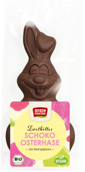 Rosengarten Zartbitter-Osterhase vegan 80g/S