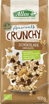 Allos Amaranth Crunchy Schokolade 400g