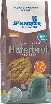 Spielberger Haferbrot, Backmischung, glutenfrei, demeter - 500g