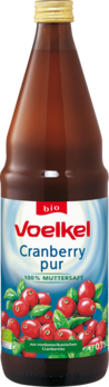 Voelkel Cranberry pur Mutersaft 0,75l + 0,15 EUR Pfand