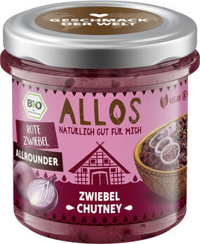 Allos Geschmack der Welt Zwiebel Chutney 140g