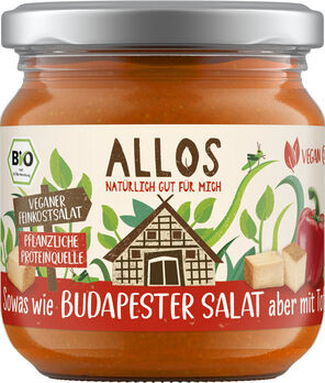 Allos Veganer Feinkostsalat Budapester 165g
