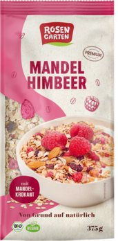 Rosengarten Mandel Himbeer Müsli 375g