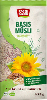 Rosengarten Basis-Müsli ungesüßt 2kg