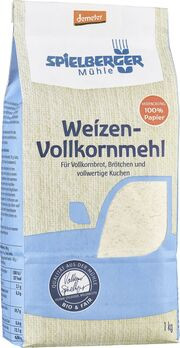 Spielberger Weizen-Vollkornmehl, demeter - 1kg