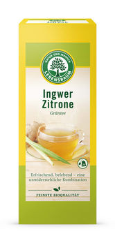 Lebensbaum Grüntee Ingwer-Zitrone 40g 20 Beutel