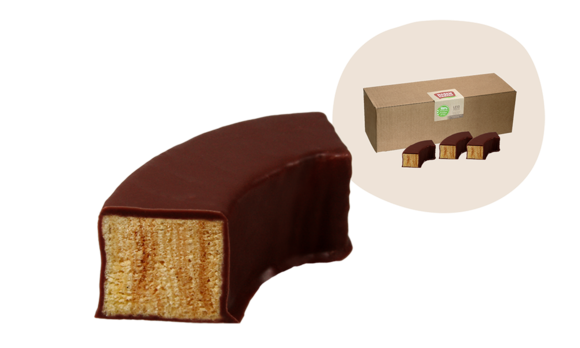 Rosengarten Baumkuchenringe Zartbitter 16 Stück 800g