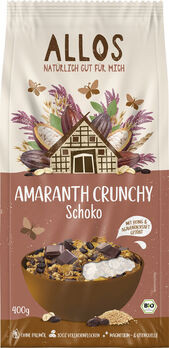 Allos Amaranth Crunchy Schoko 400g