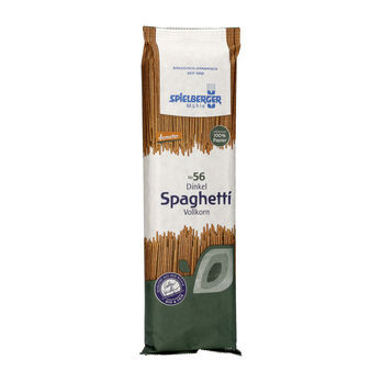 Spielberger Dinkel Spaghetti, Vollkorn, demeter 500g/A