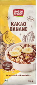 Rosengarten Kakao-Bananen-Müsli 375g