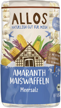 Allos Amaranth Maiswaffeln mit Meersalz 100g