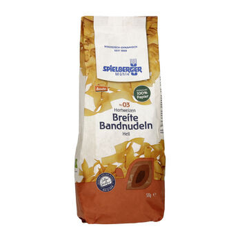 Spielberger Hartweizen Breite Bandnudeln, demeter 500g