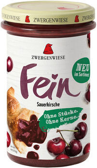 Zwergenwiese Fruchtaufstrich Fein Sauerkirsche 280g
