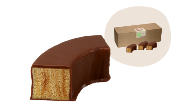 Rosengarten Baumkuchenringe Vollmilch 16 Stück 800g