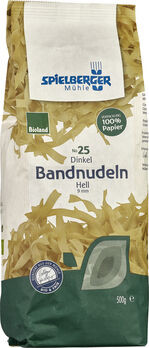 Spielberger Dinkel Bandnudeln, hell, 9mm, Bioland - 500g