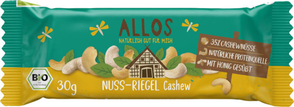 Allos Nuss-Schnitte Cashew 30g/A