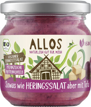 Allos Veganer Feinkostsalat Hering 165g/A