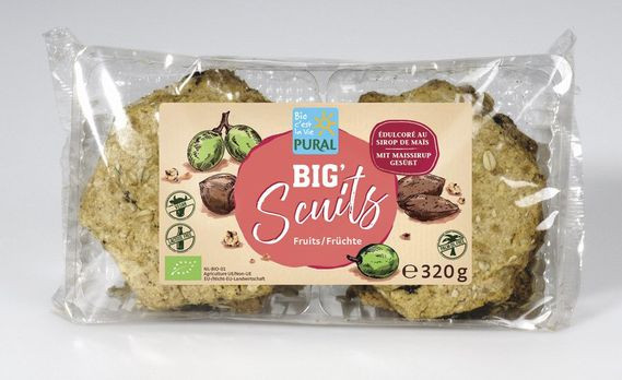 Pural Big Scuits Früchte 320g