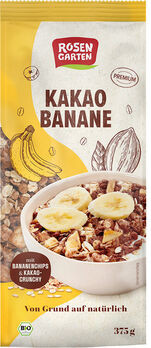 Rosengarten Kakao-Bananen-Müsli 375g