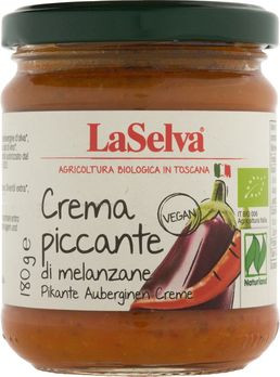 LaSelva Crema piccante di melanzane, pikante Auberginencreme 180g