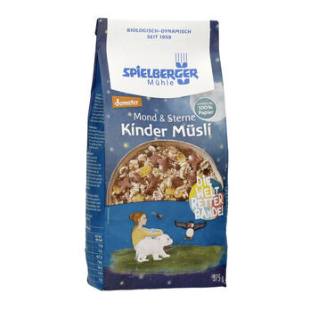 Spielberger Mond & Sterne Kinder Müsli, demeter 375g/A MHD 03.11.23026