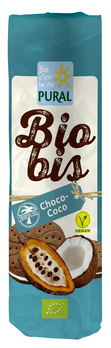 Pural Biobis Weizen Choco-Coco Doppelkeks mit Kokoscreme palmölfrei 300g