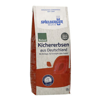Spielberger Kichererbsen, aus Deutschland, Bioland - 500g