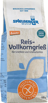 Spielberger Reis-Vollkorngrieß, glutenfrei, demeter 500g
