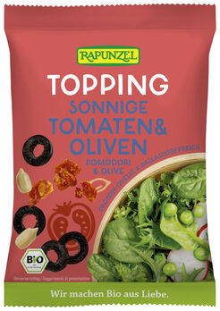 Rapunzel Topping Sonnige Tomaten & Oliven 100g