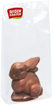 Rosengarten Vollmilch Osterhase mit Nougat gefüllt 25g/S