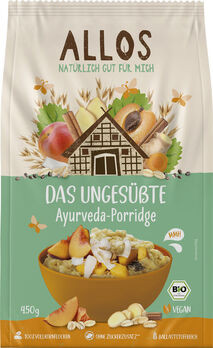Allos Das Ungesüßte Ayurveda-Porridge 450g