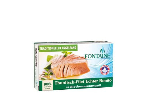 Fontaine Thunfisch-Filet Echter Bonito in Sonnenblumenöl 120g MHD 31.12.2025