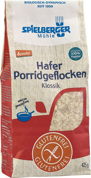Spielberger Hafer Porridgeflocken, Klassik, glutenfrei, demeter - 425g