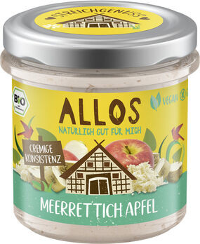 Allos Streichgenuss Meerrettich Apfel 140g