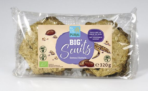 Pural Big Scuits Dattel 320g