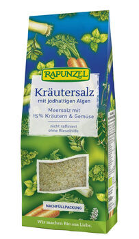 Rapunzel Jod-Kräutersalz, Nachfüllpack 500g