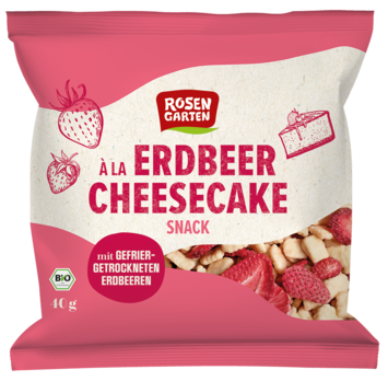 Rosengarten Erdbeer-Cheesecake-Snack-Mix 40g