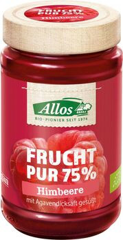 Allos Frucht Pur 75% Aufstrich Himbeere 250g
