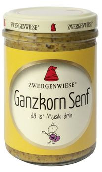 Zwergenwiese Ganzkorn Senf 160ml