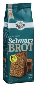 Bauckhof Schwarzbrot glutenfrei Backmischung 500g