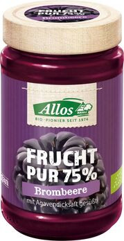 Allos Frucht Pur 75% Aufstrich Brombeere 250g