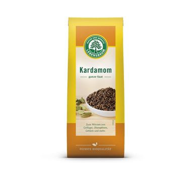 Lebensbaum Kardamom, ganz, grün, geschält 50g