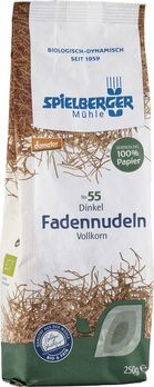 Spielberger Dinkel Fadennudeln, Vollkorn, demeter - 250g