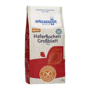 Spielberger Haferflocken, Großblatt, glutenfrei, demeter 475g