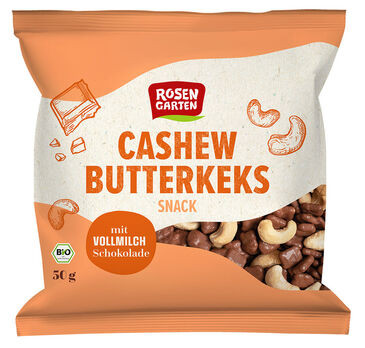 Rosengarten Cashew-Butterkeks-Snack-Mix 50g