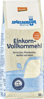 Spielberger Einkorn-Vollkornmehl, demeter - 500g